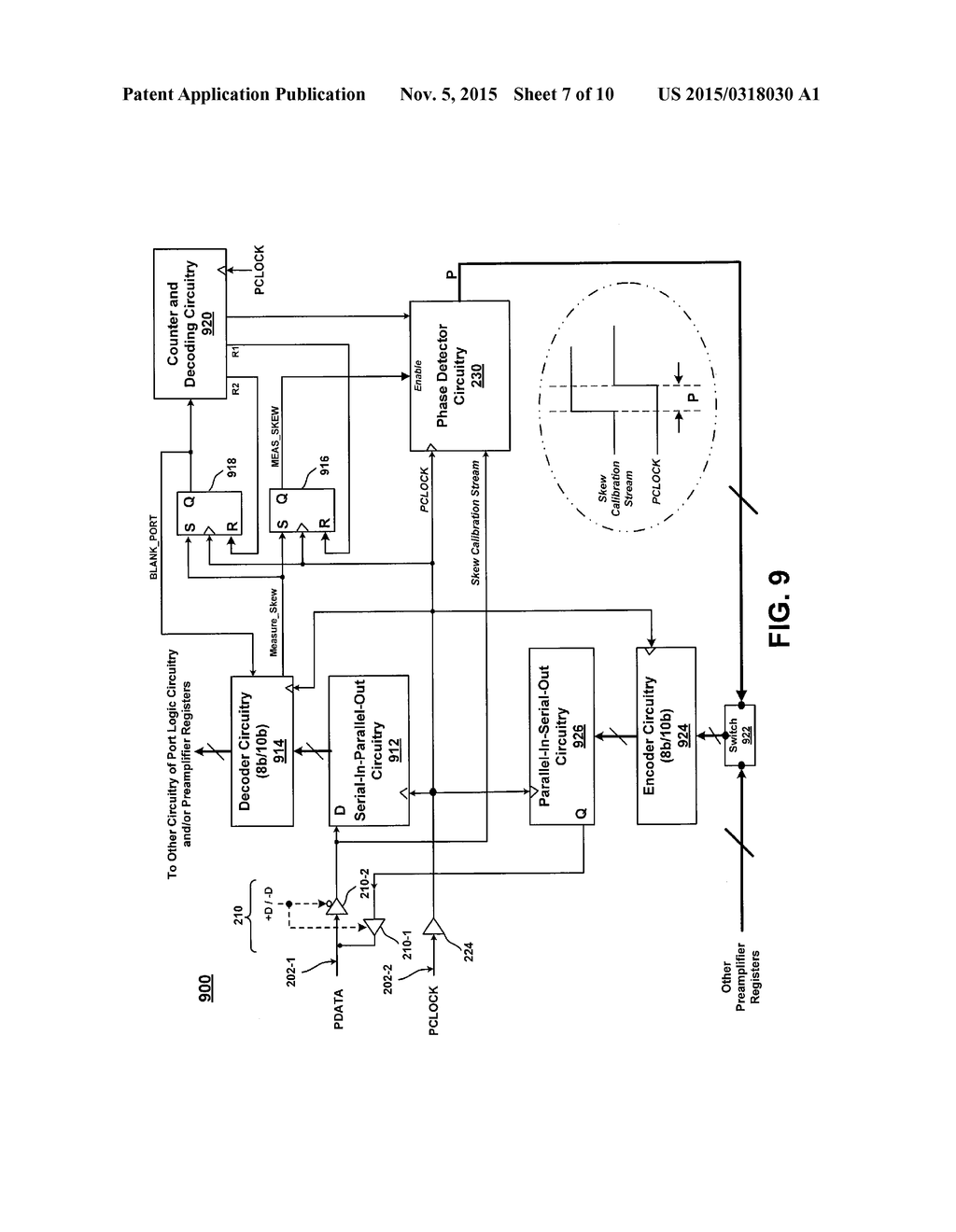 MULTIPLEXED SYNCHRONOUS SERIAL PORT COMMUNICATION WITH SKEW CONTROL FOR     STORAGE DEVICE - diagram, schematic, and image 08