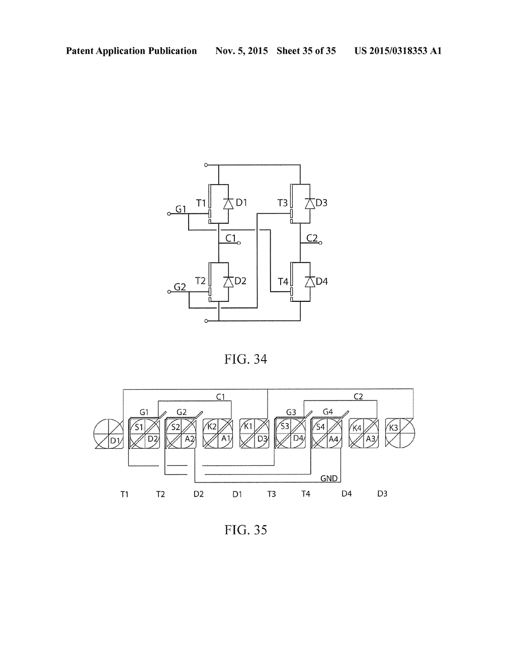 GALLIUM NITRIDE POWER DEVICES USING ISLAND TOPOGRAPHY - diagram, schematic, and image 36