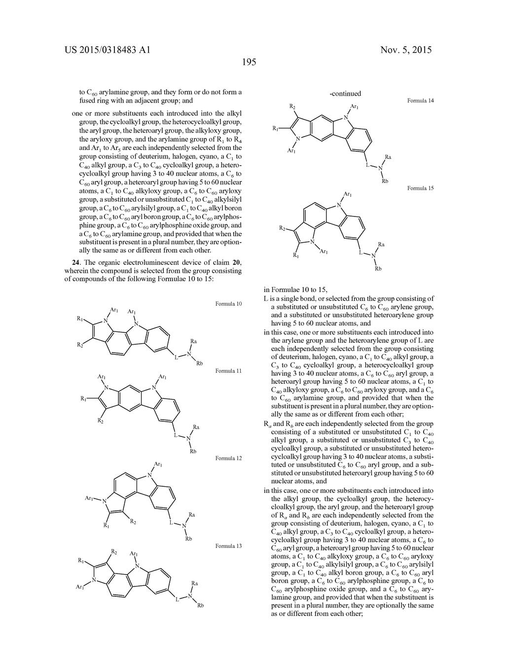 NOVEL COMPOUND AND ORGANIC ELECTROLUMINESCENT DEVICE COMPRISING SAME - diagram, schematic, and image 196