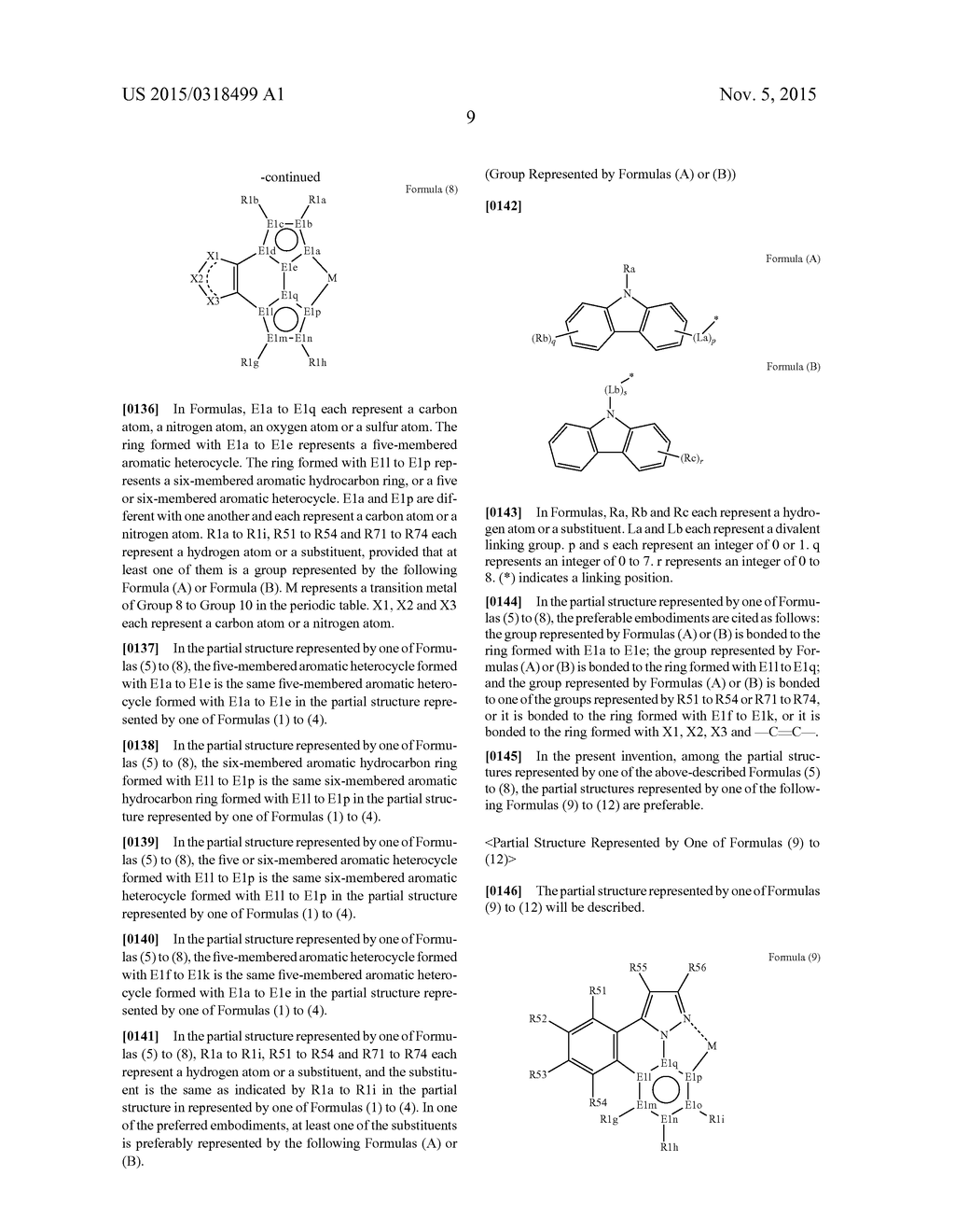 ORGANIC ELECTROLUMINESCENT ELEMENT, DISPLAY DEVICE AND LIGHTING DEVICE - diagram, schematic, and image 12