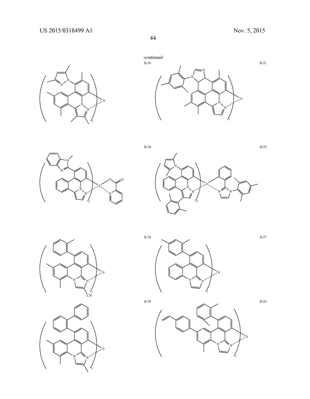 ORGANIC ELECTROLUMINESCENT ELEMENT, DISPLAY DEVICE AND LIGHTING DEVICE - diagram, schematic, and image 47