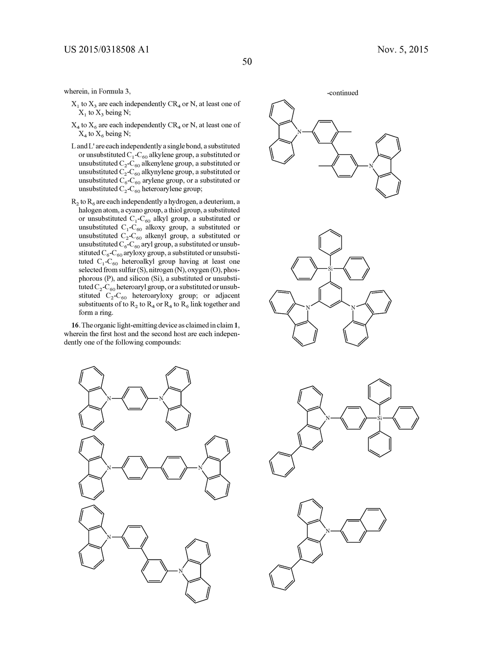 ORGANIC LIGHT-EMITTING DEVICE - diagram, schematic, and image 52