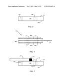 ANTENNA HAVING A PLANAR CONDUCTING ELEMENT WITH FIRST AND SECOND END     PORTIONS SEPARATED BY A NON-CONDUCTIVE GAP diagram and image