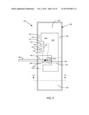 ANTENNA HAVING A PLANAR CONDUCTING ELEMENT WITH FIRST AND SECOND END     PORTIONS SEPARATED BY A NON-CONDUCTIVE GAP diagram and image