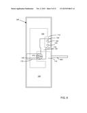 ANTENNA HAVING A PLANAR CONDUCTING ELEMENT WITH FIRST AND SECOND END     PORTIONS SEPARATED BY A NON-CONDUCTIVE GAP diagram and image