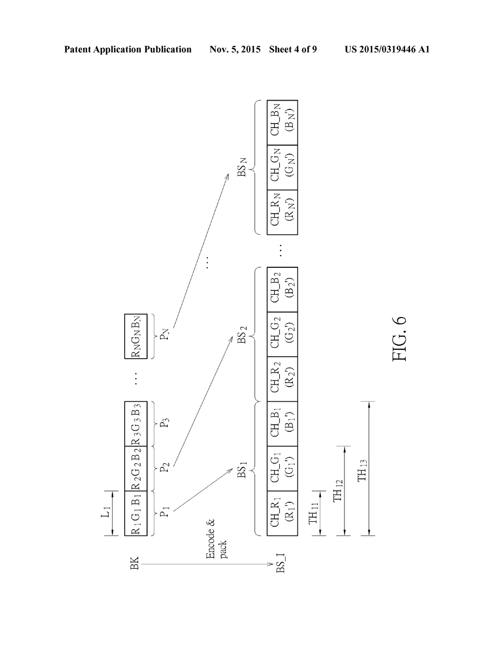 IMAGE COMPRESSION METHOD AND APPARATUS FOR ENCODING PIXEL DATA OF FRAME     INTO INTERLEAVED BIT-STREAM, AND RELATED IMAGE DECOMPRESSION METHOD AND     APPARATUS - diagram, schematic, and image 05