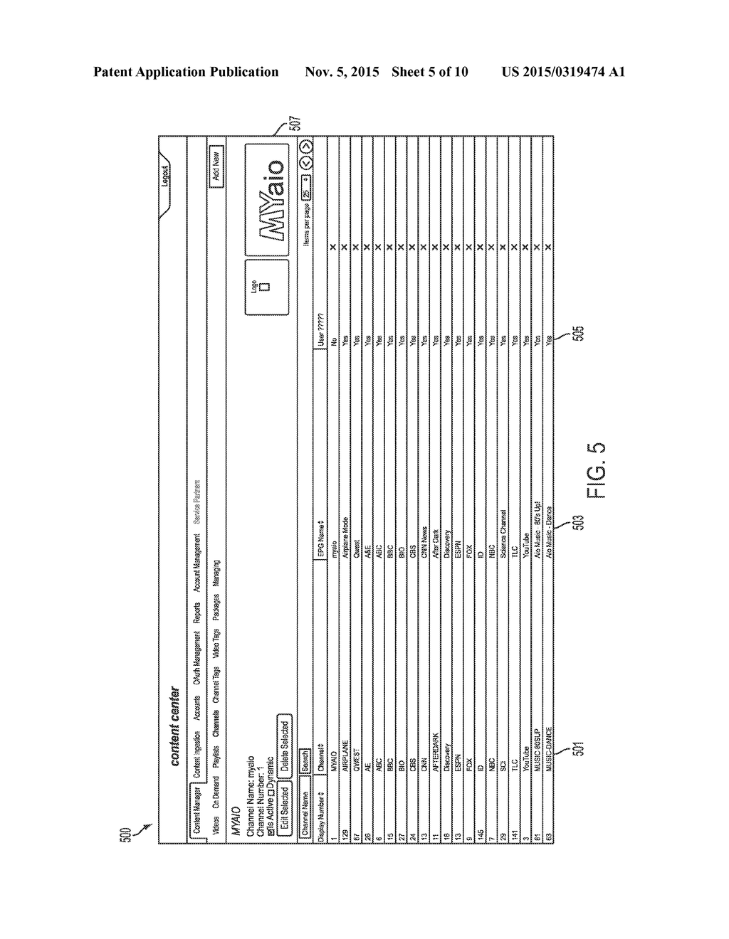 METHOD AND SYSTEM FOR CREATING VIDEO CHANNELS FOR DELIVERY OF CONTENT FROM     MULTIPLE PLATFORMS - diagram, schematic, and image 06