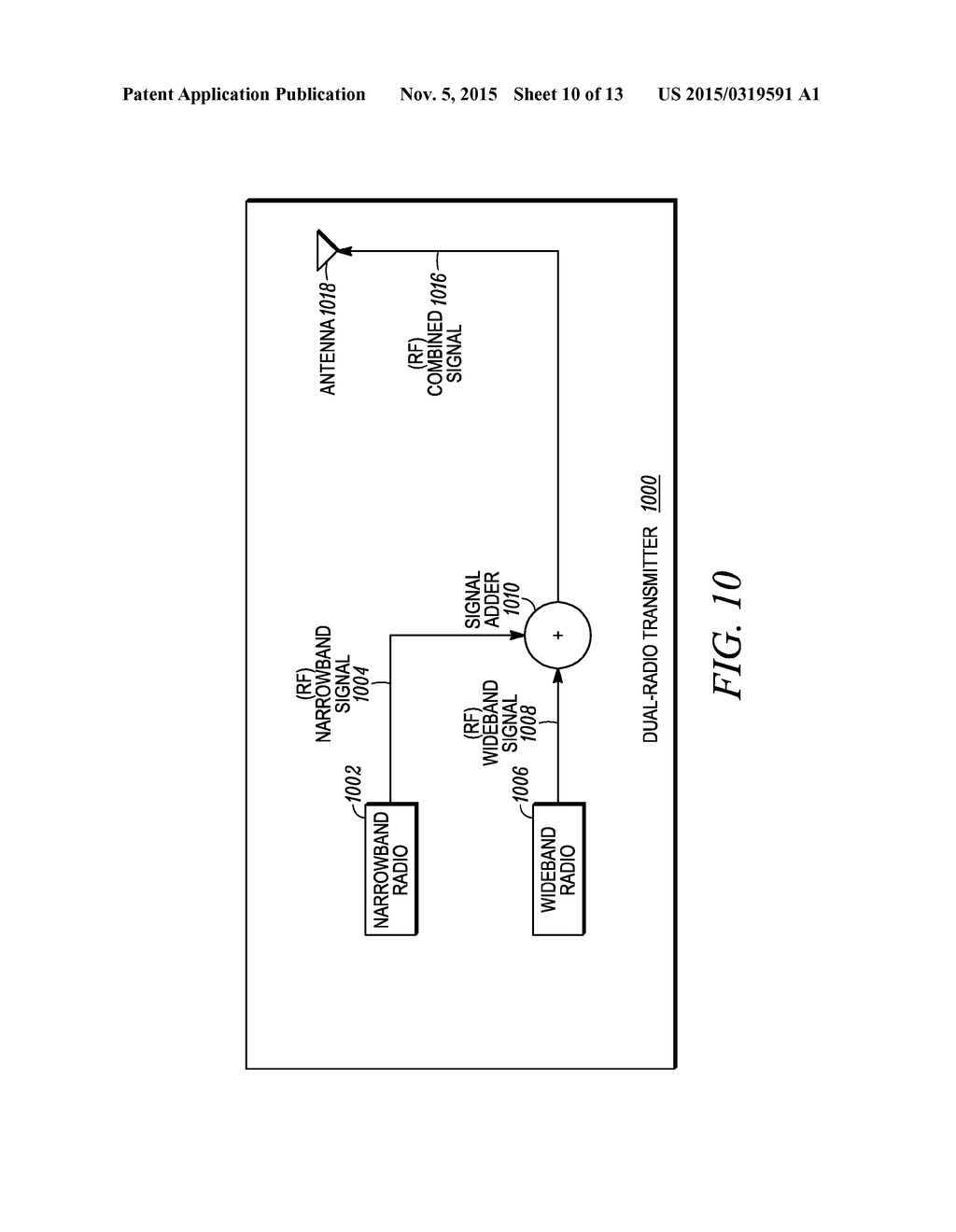 METHODS AND SYSTEMS FOR CONCURRENT NARROWBAND AND WIDEBAND COMMUNICATION - diagram, schematic, and image 11