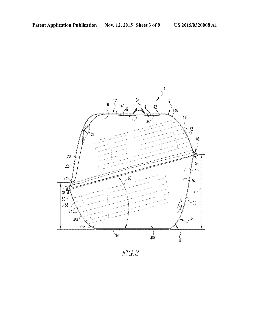 COLLAPSIBLE LITTER BOX HAVING CORRUGATIONS - diagram, schematic, and image 04