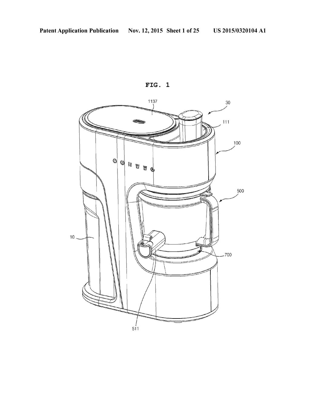 Frame for Main Body of Upper Driving Type Juice Extractor, and Frame     Assembly Using the Same - diagram, schematic, and image 02