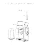 Frame for Main Body of Upper Driving Type Juice Extractor, and Frame     Assembly Using the Same diagram and image