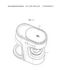 Frame for Main Body of Upper Driving Type Juice Extractor, and Frame     Assembly Using the Same diagram and image