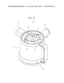 Frame for Main Body of Upper Driving Type Juice Extractor, and Frame     Assembly Using the Same diagram and image