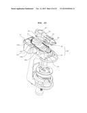 Frame for Main Body of Upper Driving Type Juice Extractor, and Frame     Assembly Using the Same diagram and image