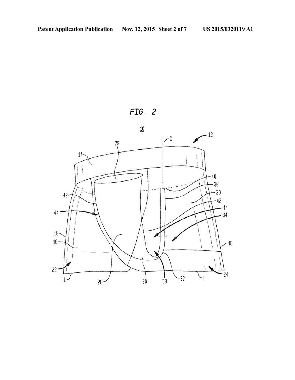 ATHLETIC GARMENT WITH INTEGRAL CUP ASSEMBLY - diagram, schematic, and image 03