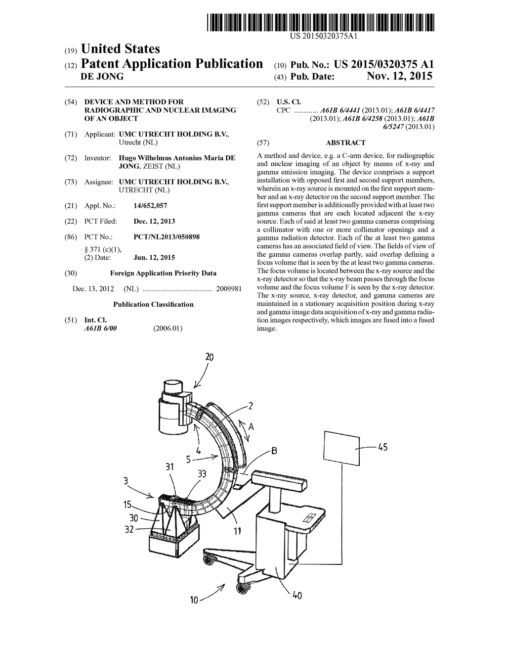 DEVICE AND METHOD FOR RADIOGRAPHIC AND NUCLEAR IMAGING OF AN OBJECT - diagram, schematic, and image 01