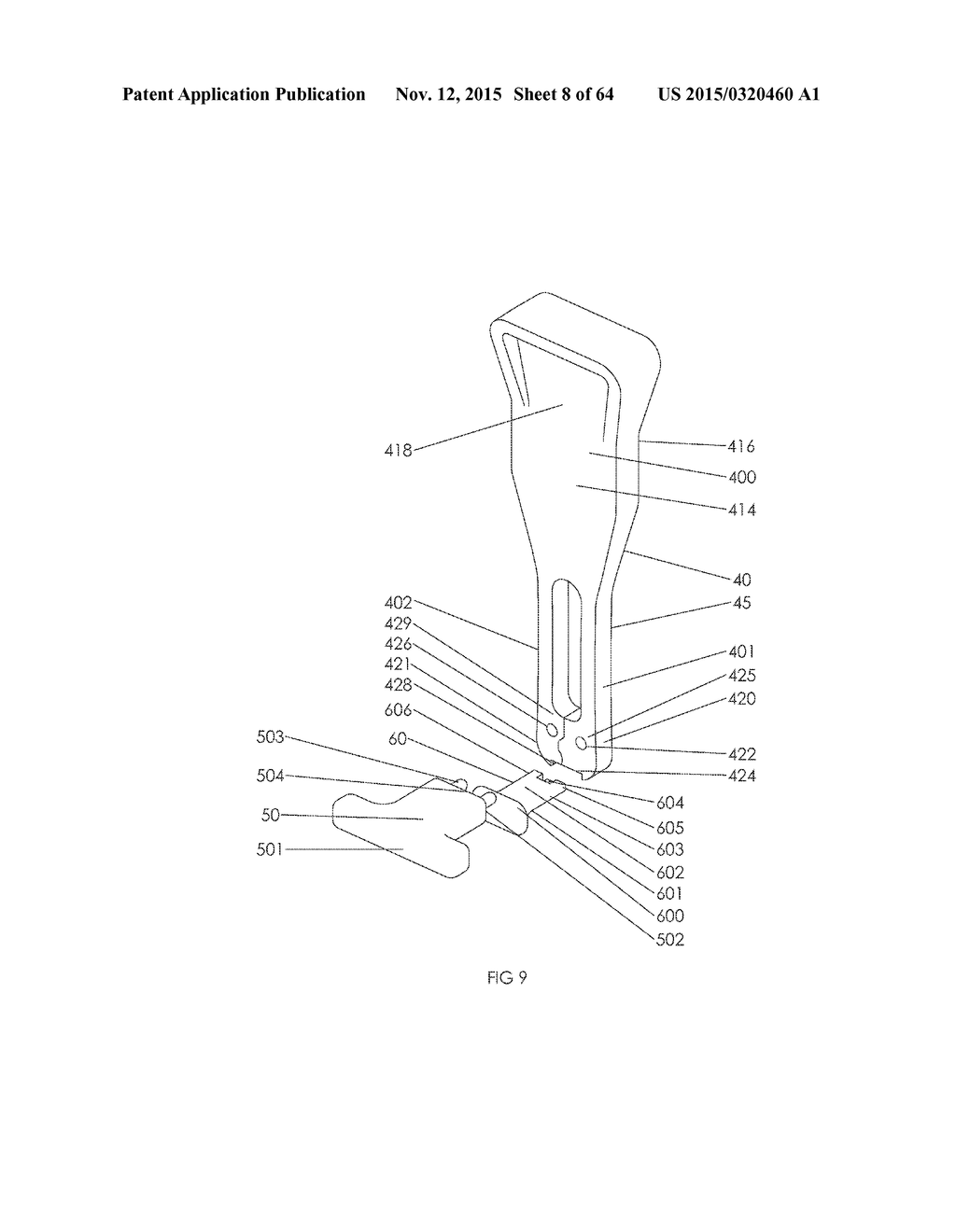 METHOD AND APPARATUS FOR AN INTRAMUDULLARY IMPLANT AND METHOD OF     IMPLANTATION THEREOF - diagram, schematic, and image 09