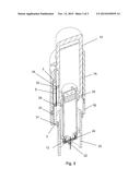 Injection Device with Integrated Needle Shield diagram and image