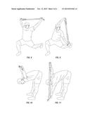 RANGE OF MOTION FLEXIBILITY DEVICE AND METHOD OF USE diagram and image