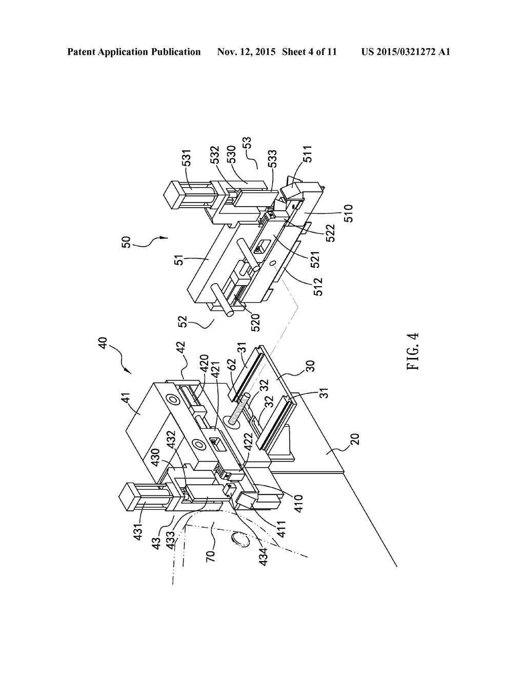 Clamping mechanism for circular saw machine - diagram, schematic, and image 05