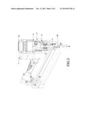 GAS NAIL GUN AND GAS CONTAINER DRIVING DEVICE THEREOF diagram and image