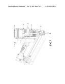 GAS NAIL GUN AND GAS CONTAINER DRIVING DEVICE THEREOF diagram and image