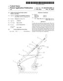 STROLLER WITH PIVOTABLE FRONT WHEEL ASSEMBLY diagram and image