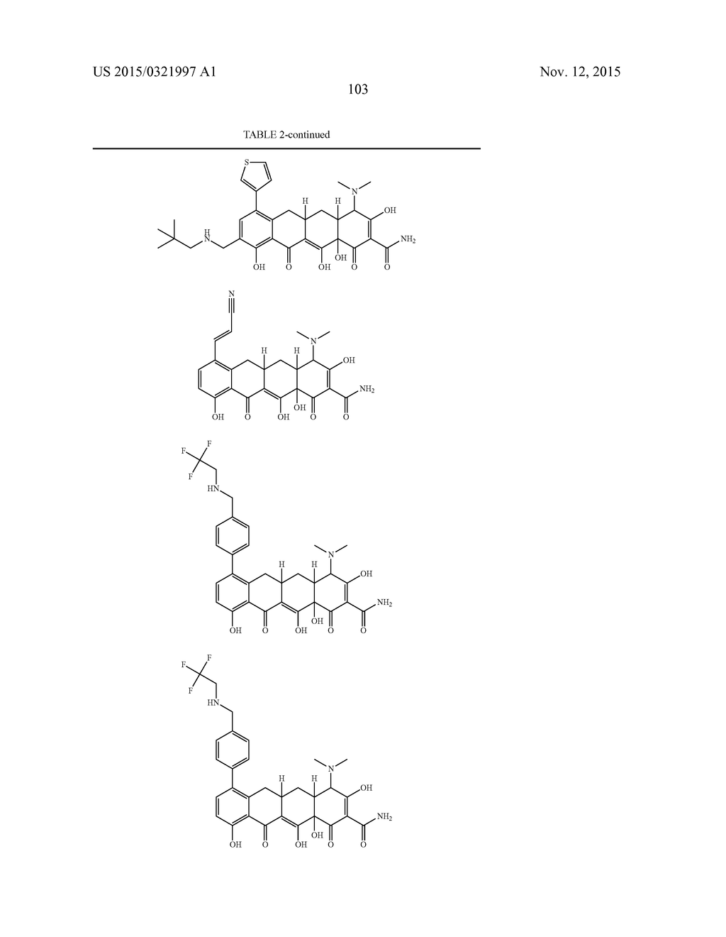 METHODS OF USING SUBSTITUTED TETRACYCLINE COMPOUNDS TO MODULATE RNA - diagram, schematic, and image 105