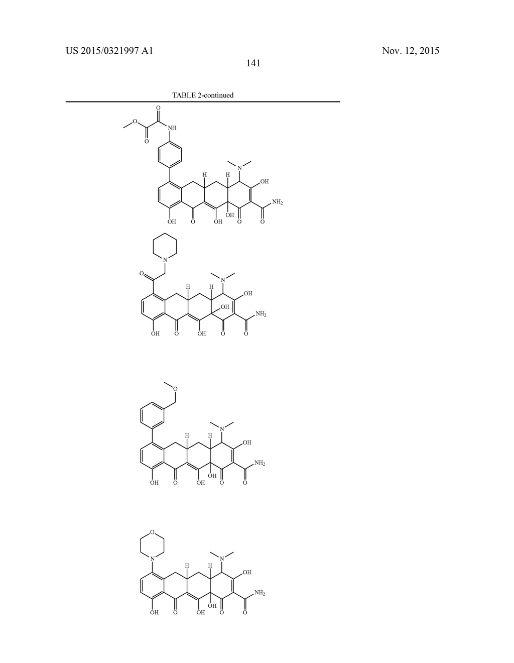 METHODS OF USING SUBSTITUTED TETRACYCLINE COMPOUNDS TO MODULATE RNA - diagram, schematic, and image 143