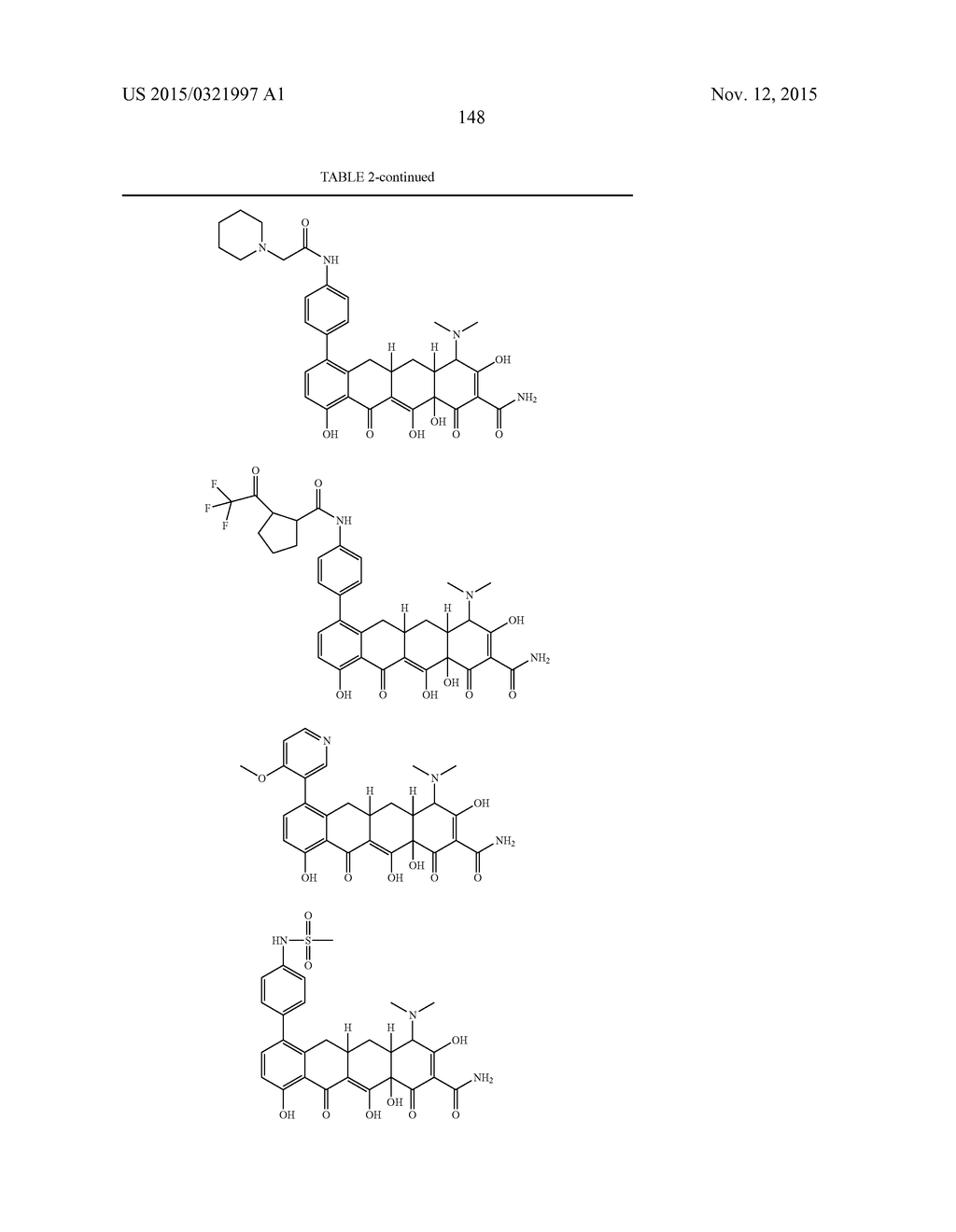 METHODS OF USING SUBSTITUTED TETRACYCLINE COMPOUNDS TO MODULATE RNA - diagram, schematic, and image 150