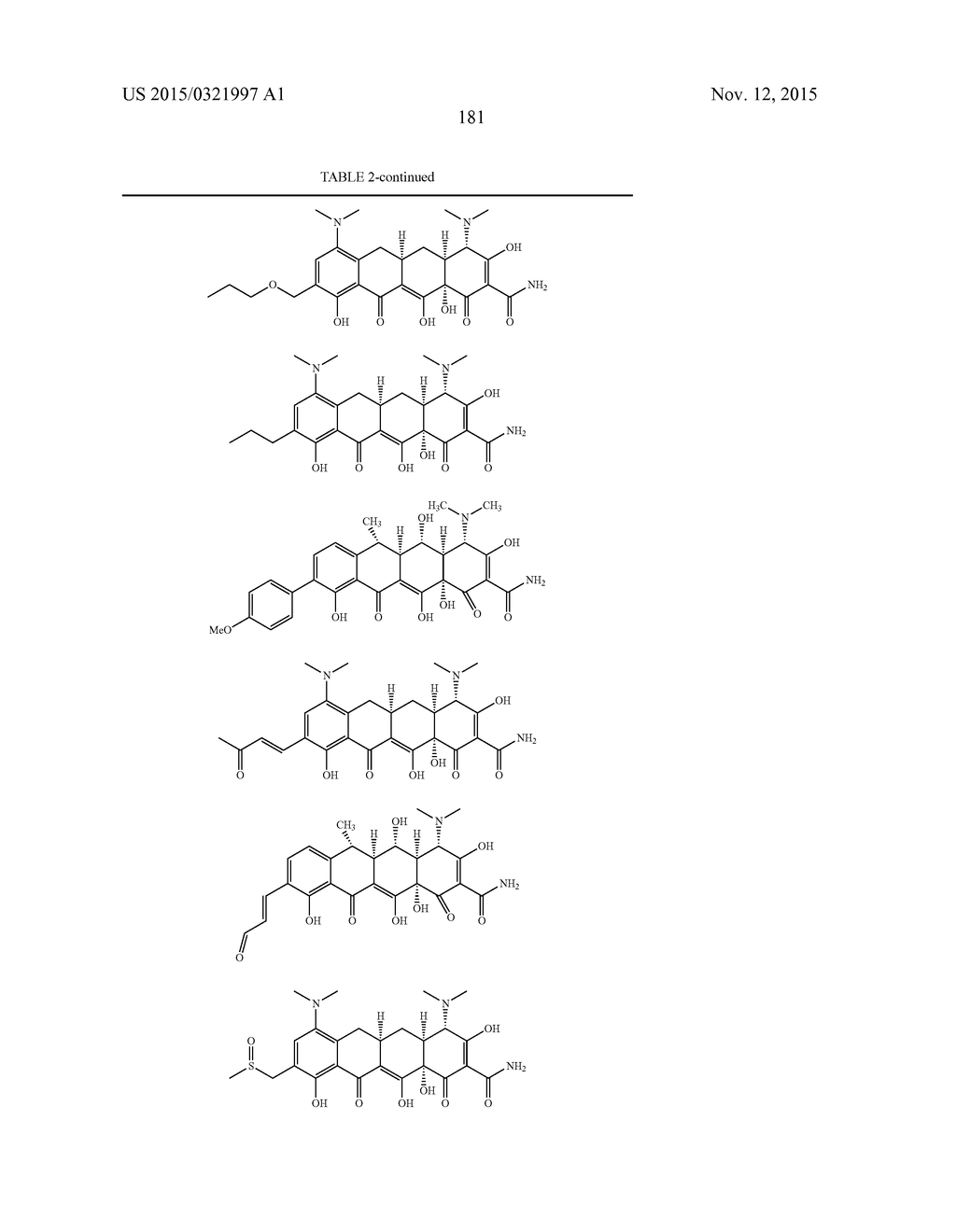 METHODS OF USING SUBSTITUTED TETRACYCLINE COMPOUNDS TO MODULATE RNA - diagram, schematic, and image 183