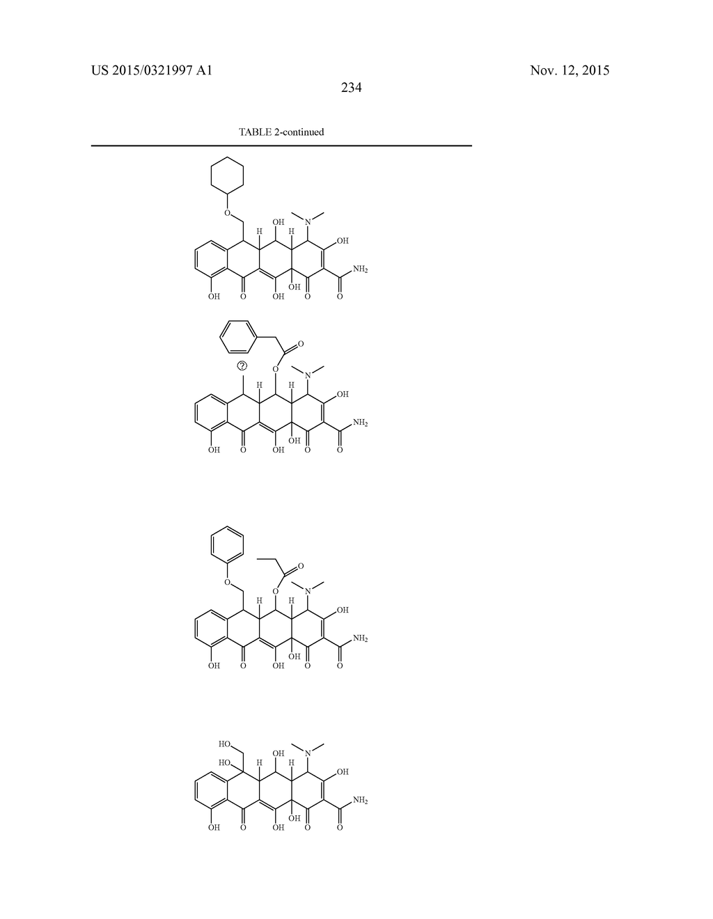 METHODS OF USING SUBSTITUTED TETRACYCLINE COMPOUNDS TO MODULATE RNA - diagram, schematic, and image 236