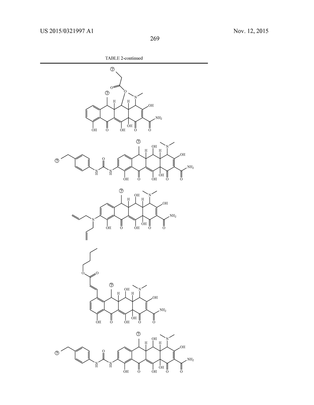 METHODS OF USING SUBSTITUTED TETRACYCLINE COMPOUNDS TO MODULATE RNA - diagram, schematic, and image 271