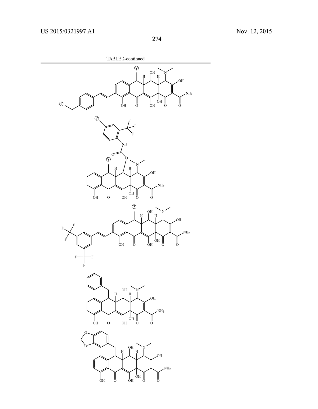 METHODS OF USING SUBSTITUTED TETRACYCLINE COMPOUNDS TO MODULATE RNA - diagram, schematic, and image 276