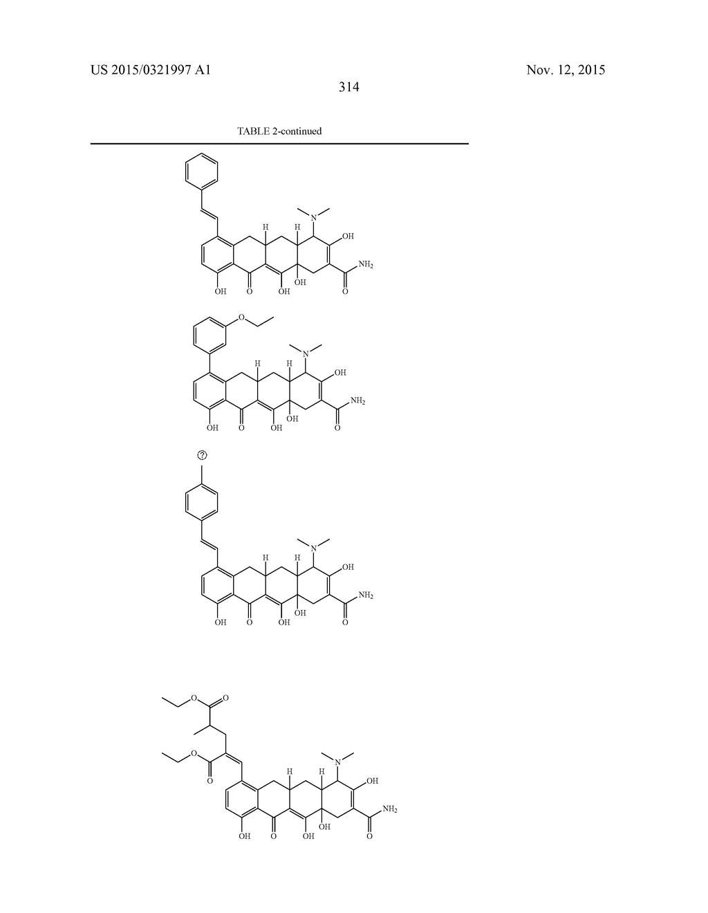 METHODS OF USING SUBSTITUTED TETRACYCLINE COMPOUNDS TO MODULATE RNA - diagram, schematic, and image 316