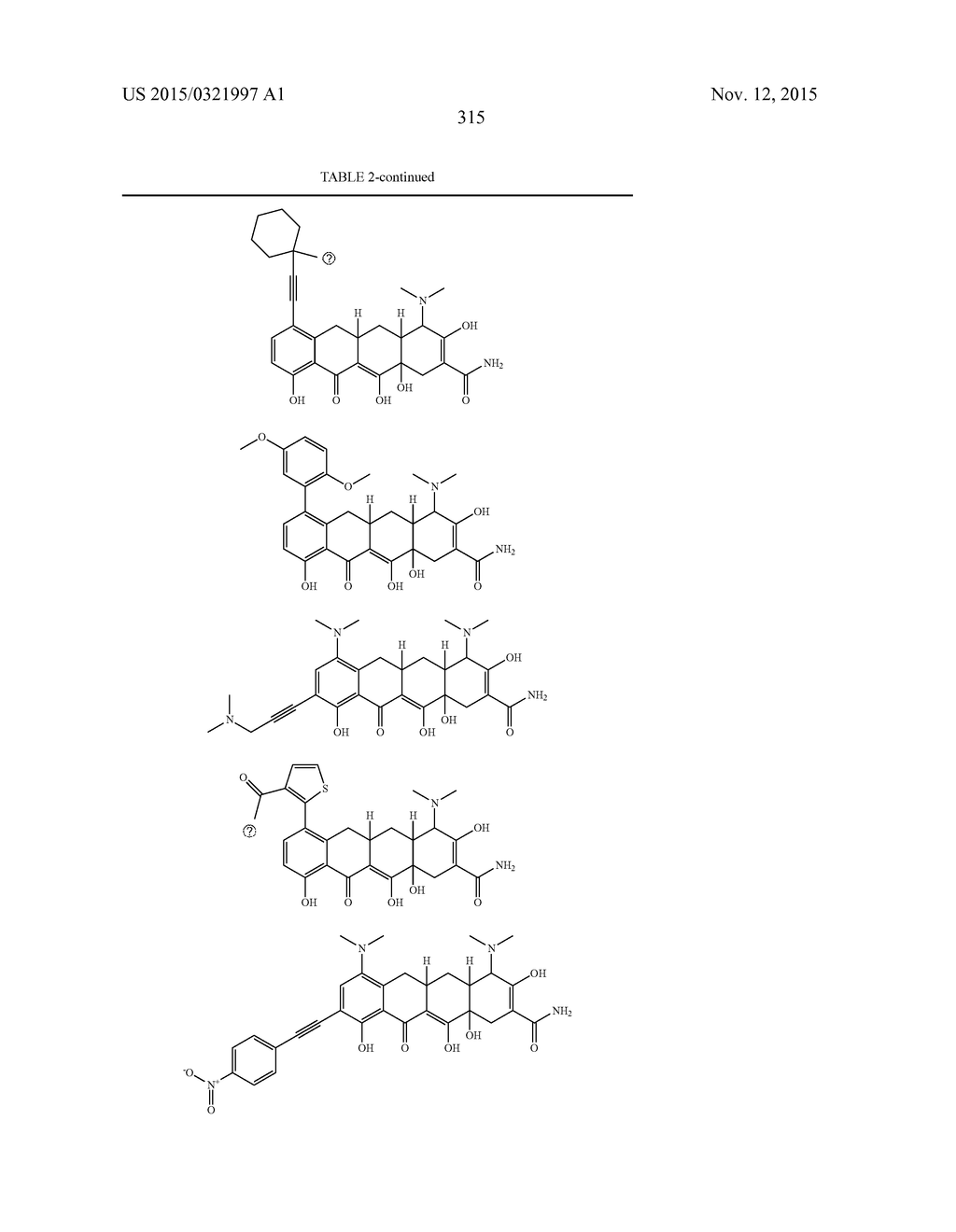 METHODS OF USING SUBSTITUTED TETRACYCLINE COMPOUNDS TO MODULATE RNA - diagram, schematic, and image 317