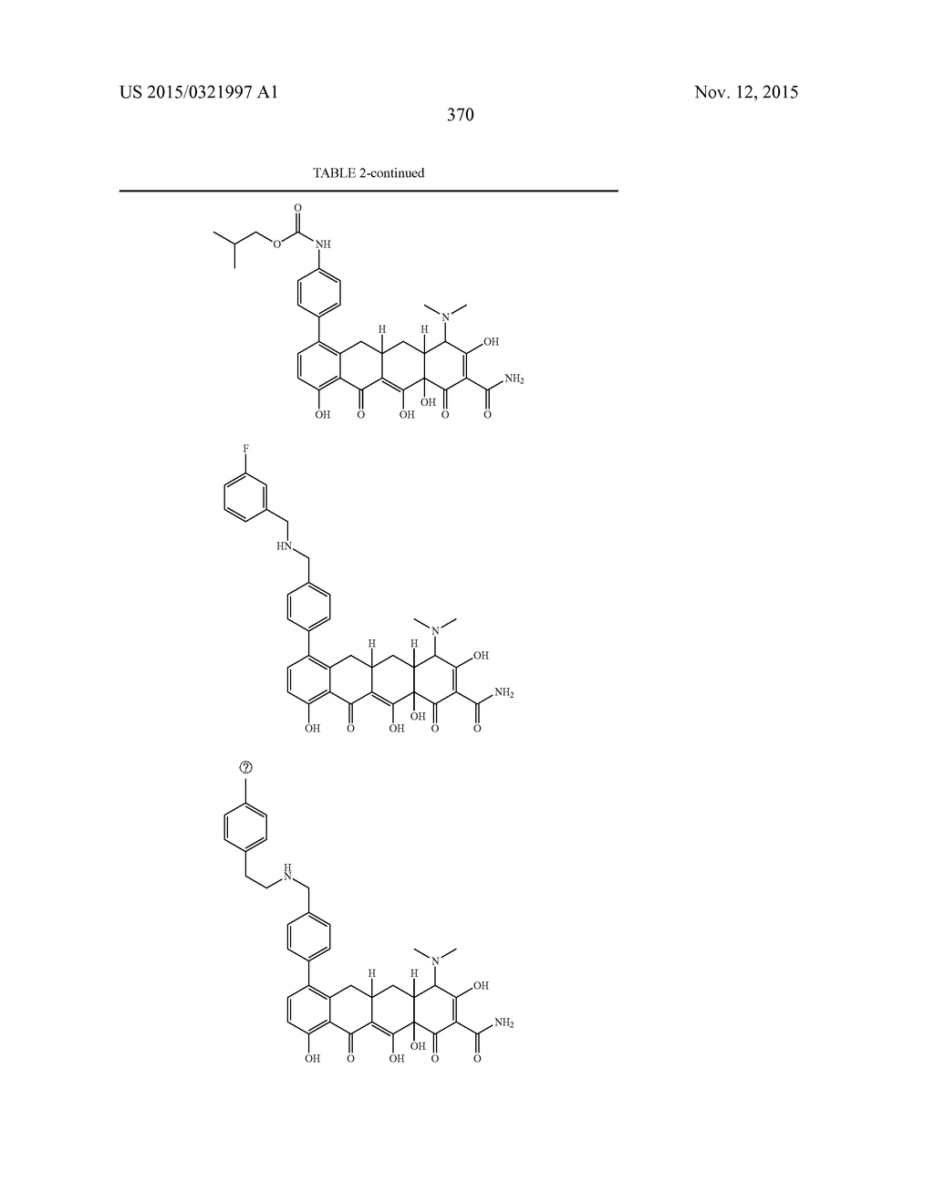 METHODS OF USING SUBSTITUTED TETRACYCLINE COMPOUNDS TO MODULATE RNA - diagram, schematic, and image 372