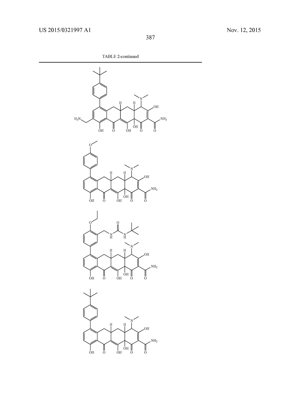 METHODS OF USING SUBSTITUTED TETRACYCLINE COMPOUNDS TO MODULATE RNA - diagram, schematic, and image 389