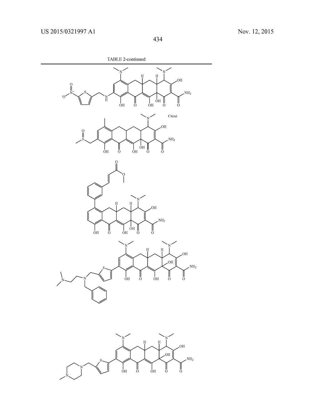 METHODS OF USING SUBSTITUTED TETRACYCLINE COMPOUNDS TO MODULATE RNA - diagram, schematic, and image 436