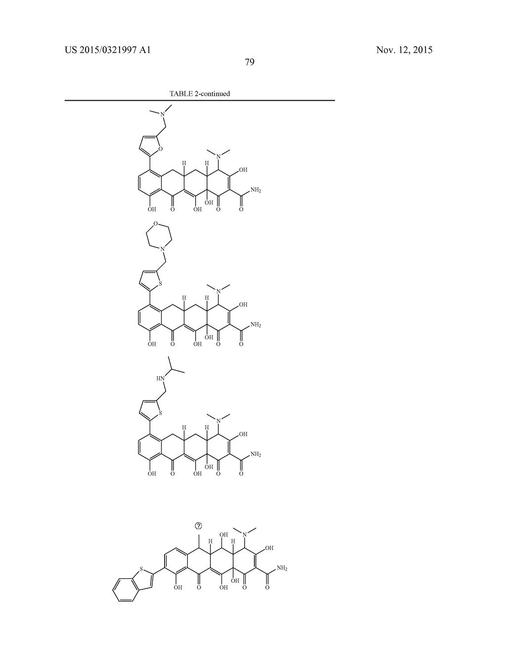 METHODS OF USING SUBSTITUTED TETRACYCLINE COMPOUNDS TO MODULATE RNA - diagram, schematic, and image 81