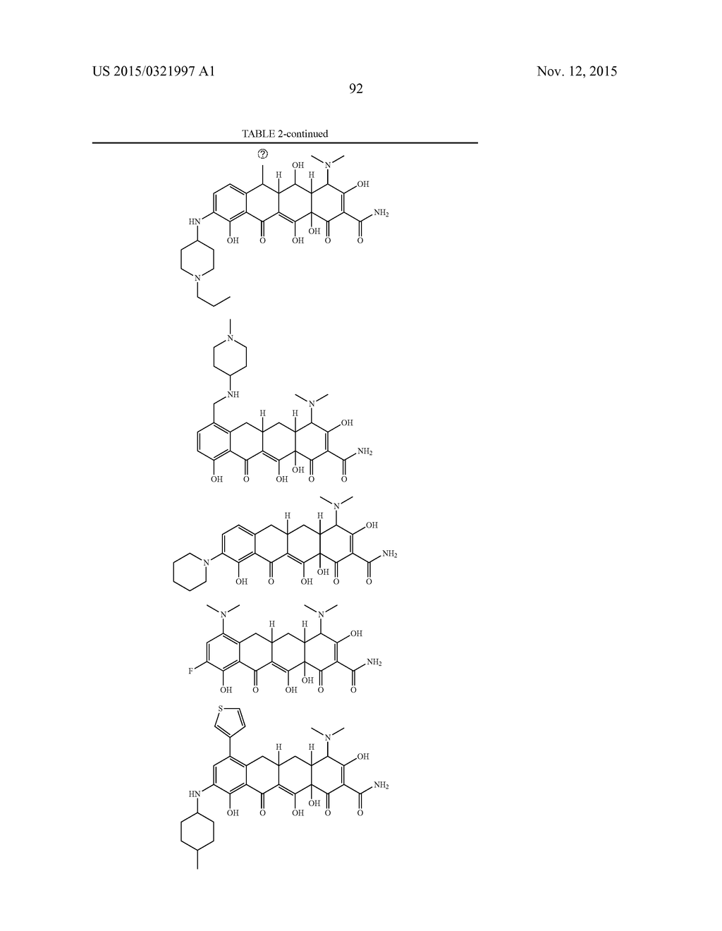 METHODS OF USING SUBSTITUTED TETRACYCLINE COMPOUNDS TO MODULATE RNA - diagram, schematic, and image 94