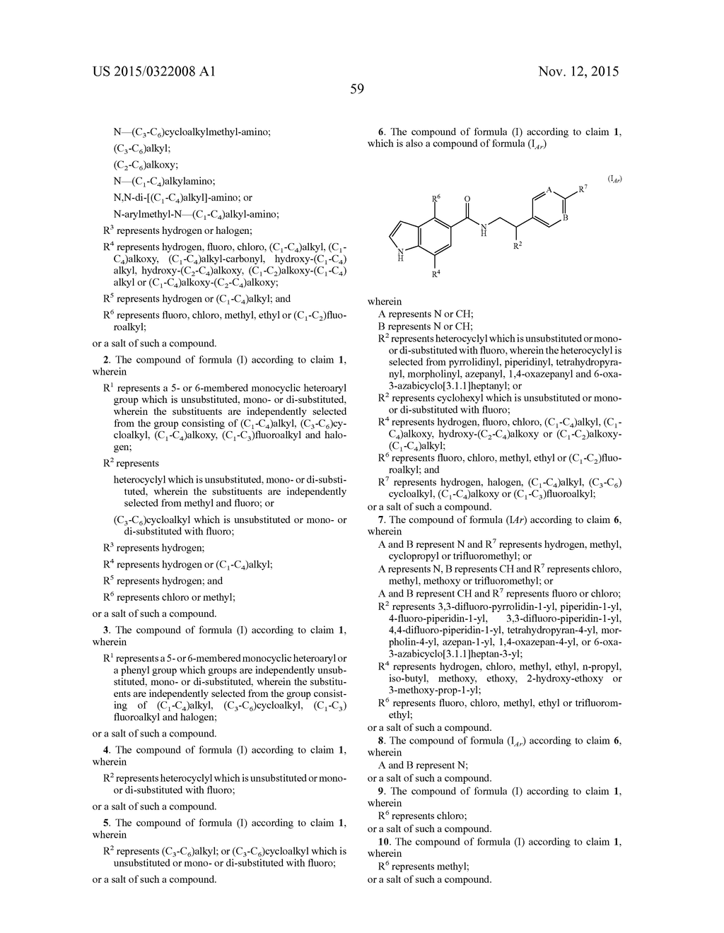 INDOLE CARBOXAMIDE DERIVATIVES AS P2X7 RECEPTOR ANTAGONIST - diagram, schematic, and image 60