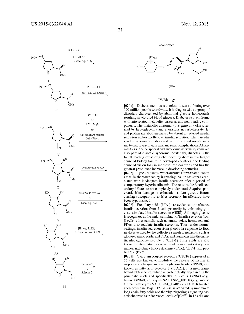 PYRROLIDINE GPR40 MODULATORS - diagram, schematic, and image 22