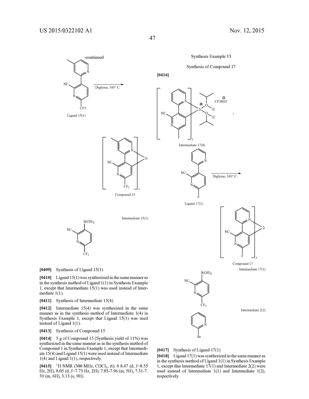 ORGANOMETALLIC COMPOUND AND ORGANIC LIGHT-EMITTING DEVICE INCLUDING THE     SAME - diagram, schematic, and image 49