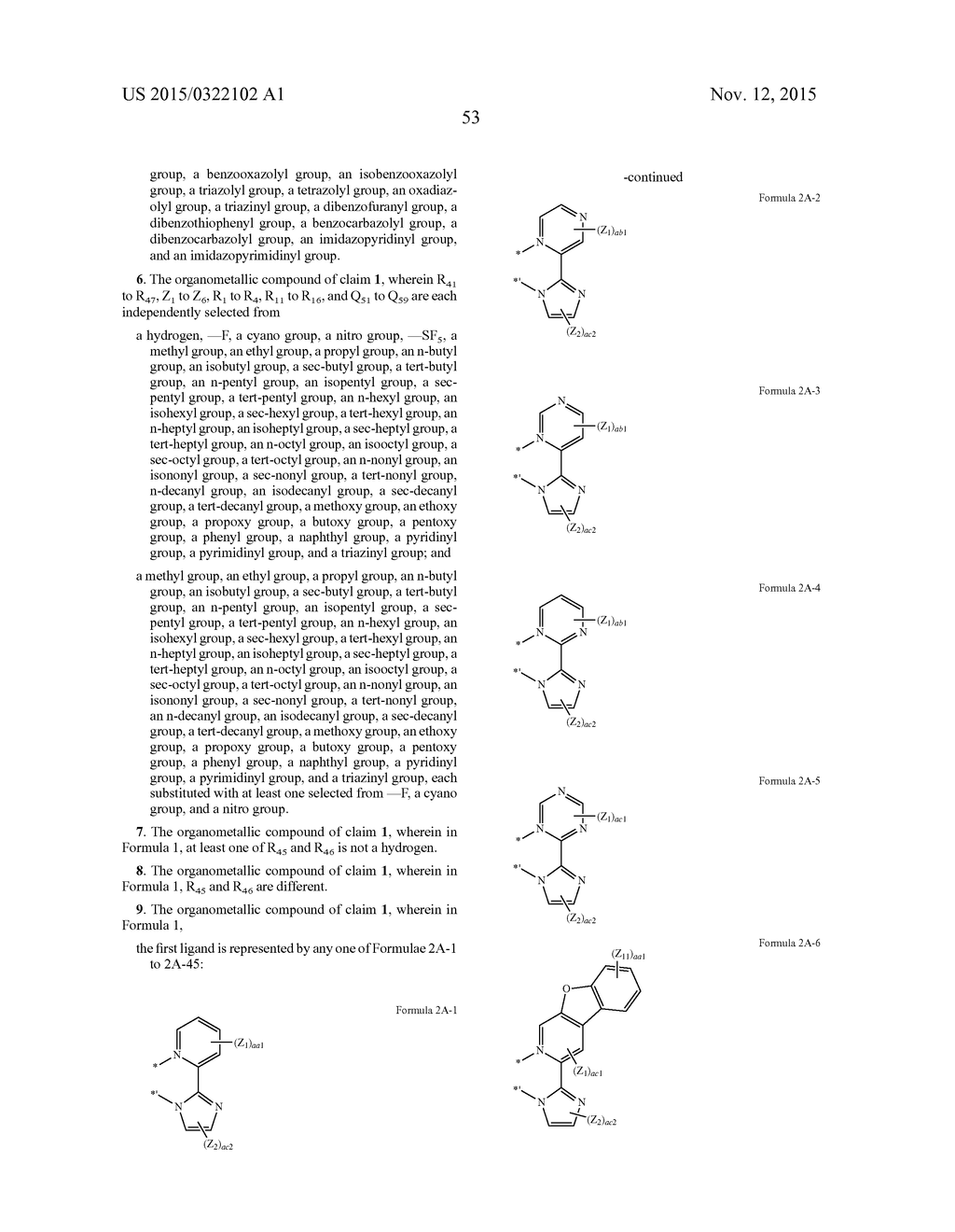 ORGANOMETALLIC COMPOUND AND ORGANIC LIGHT-EMITTING DEVICE INCLUDING THE     SAME - diagram, schematic, and image 55