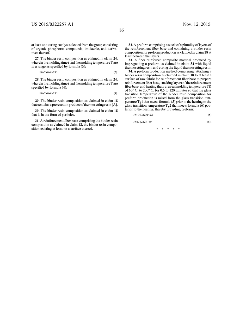 BINDER RESIN COMPOSITION FOR PREFORM, BINDER PARTICLE, PREFORM, AND     FIBER-REINFORCED COMPOSITE MATERIAL - diagram, schematic, and image 17