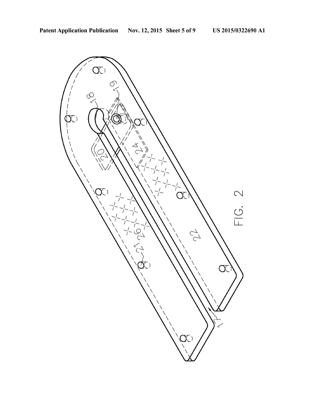 Canopy Leg Hold Down Plate - diagram, schematic, and image 06