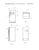 Self-Locking Door and Product Dispensing Enclosure Having a Self-Locking     Door diagram and image