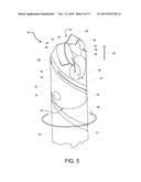 ROTATIONAL DRILL BITS AND DRILLING APPARATUSES INCLUDING THE SAME diagram and image