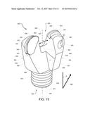 ROTATIONAL DRILL BITS AND DRILLING APPARATUSES INCLUDING THE SAME diagram and image